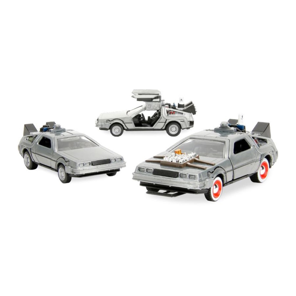 Back to the Future – DeLorean 1:32 Scale 3-Pack