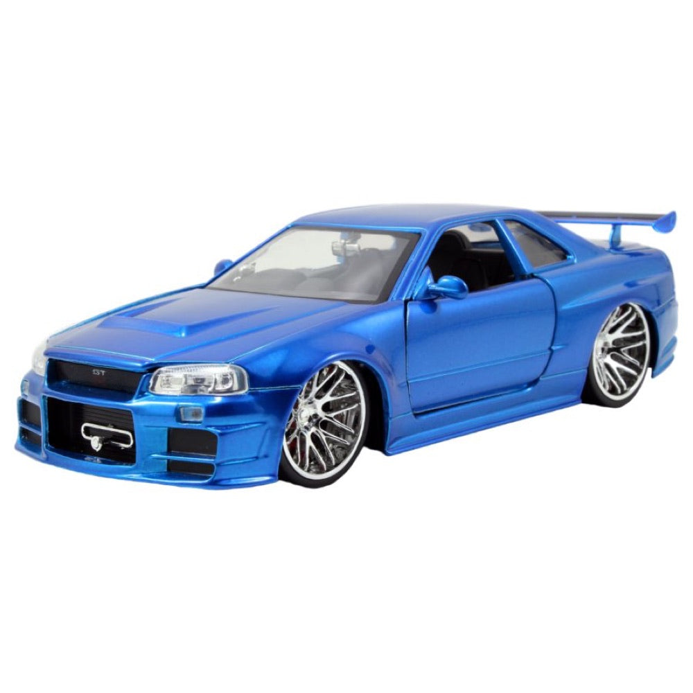 Fast & Furious – ’02 Nissan Skyline GT-R R34 1:24 Scale Hollywood Ride