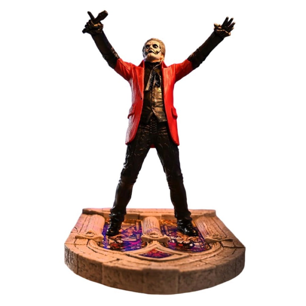 Ghost – Papa Emeritus 4 (Red Jacket) Rock Iconz Statue