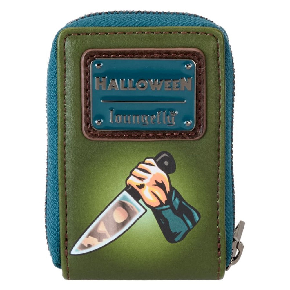 Halloween – Michael Myers Pumpkin Glow Accordion Zip Around Wallet