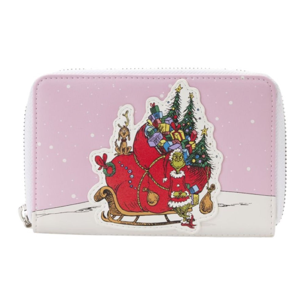 Dr Seuss – The Grinch Sleigh Zip Around Purse