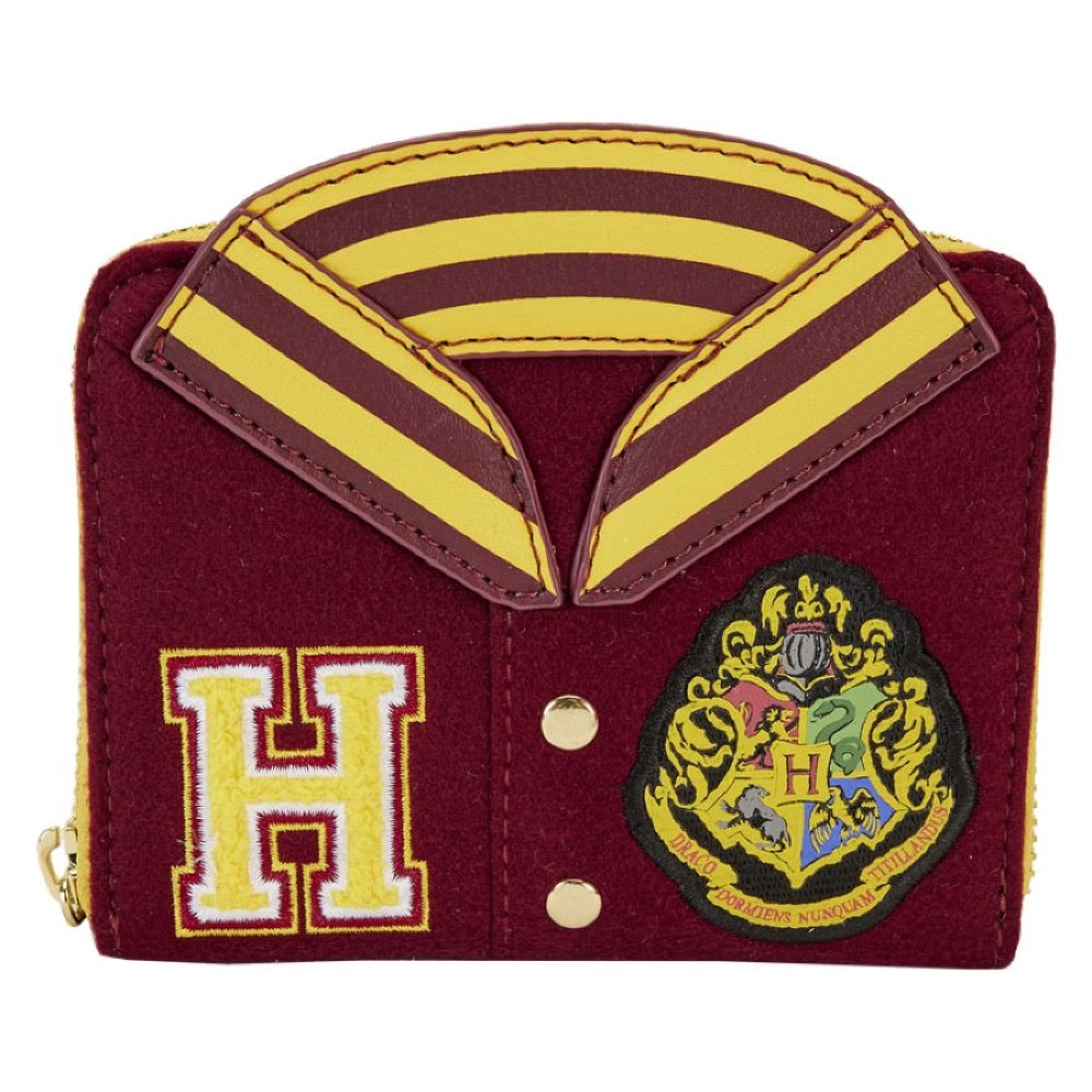 Harry Potter – Gryffindor Hogwarts Crest Varsity Jacket Zip Around Wallet