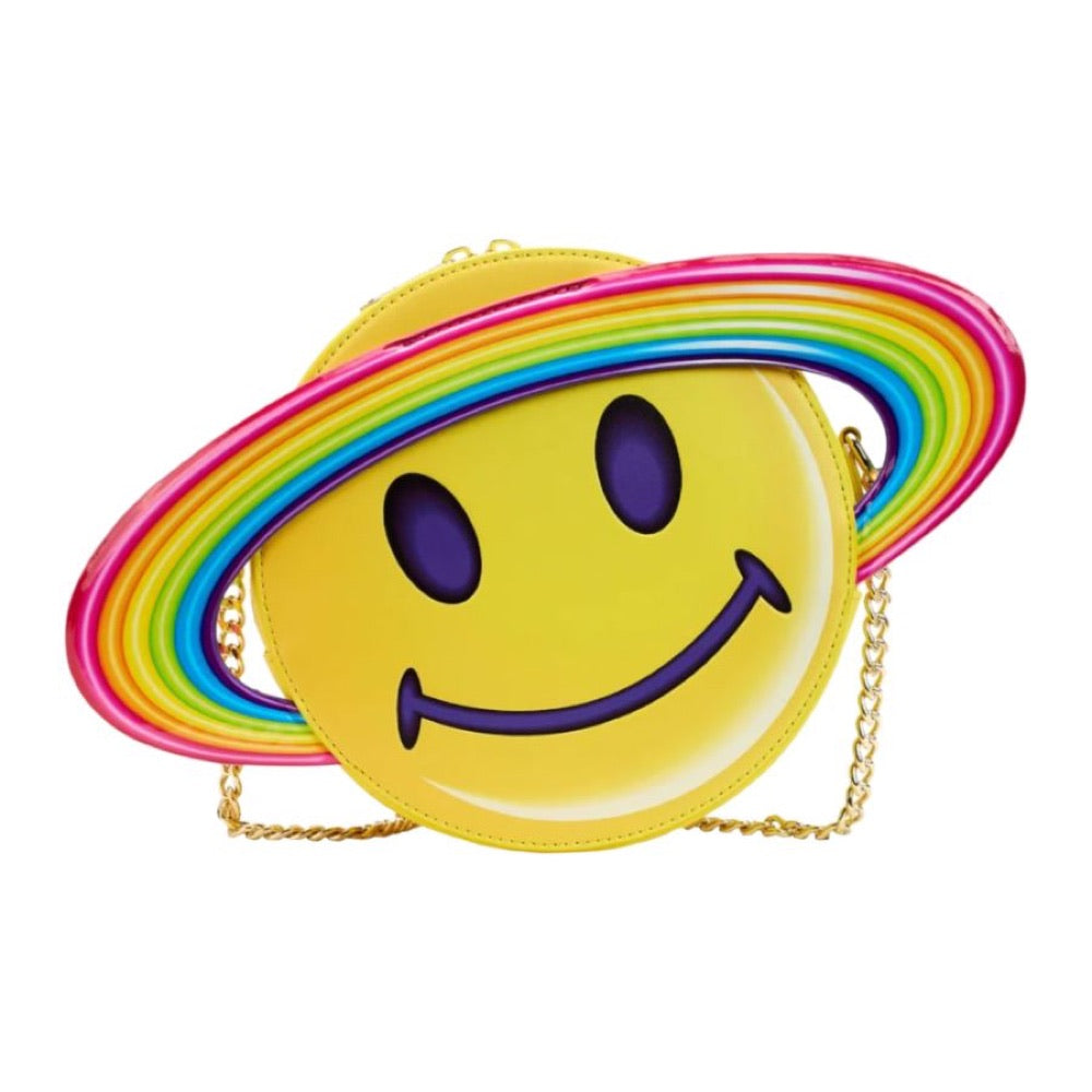 Lisa Frank – Yellow Rainbow Ring Saturn Crossbody