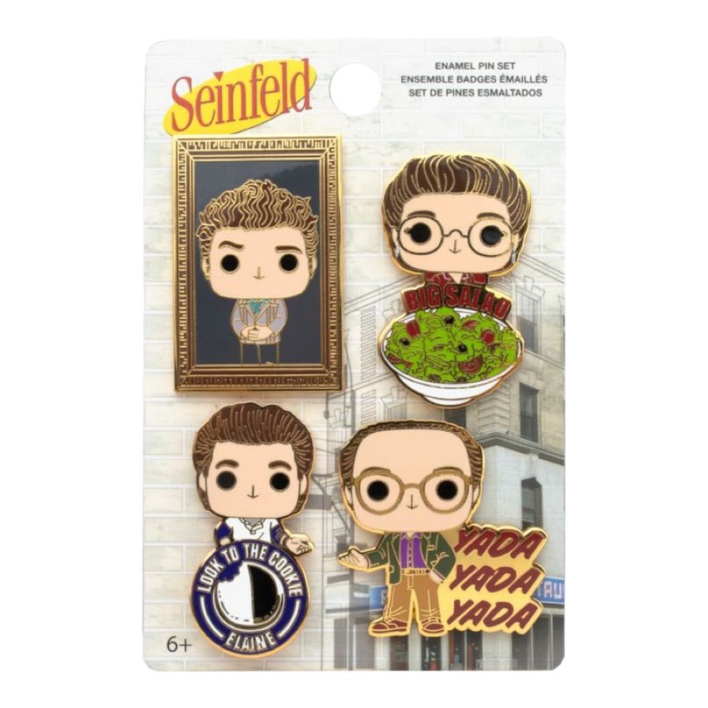 Seinfeld – Pop! Enamel Pin 4-pack