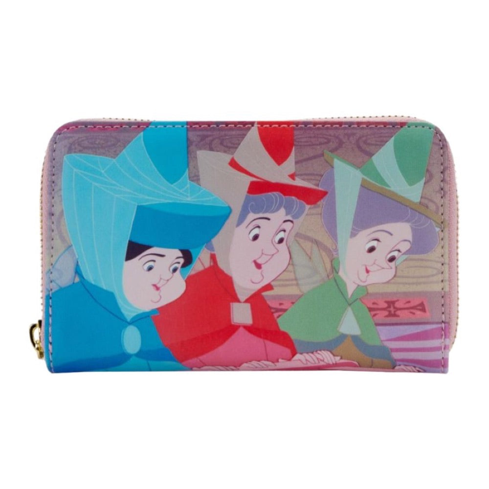 Sleeping Beauty – Princess Scene Zip Purse
