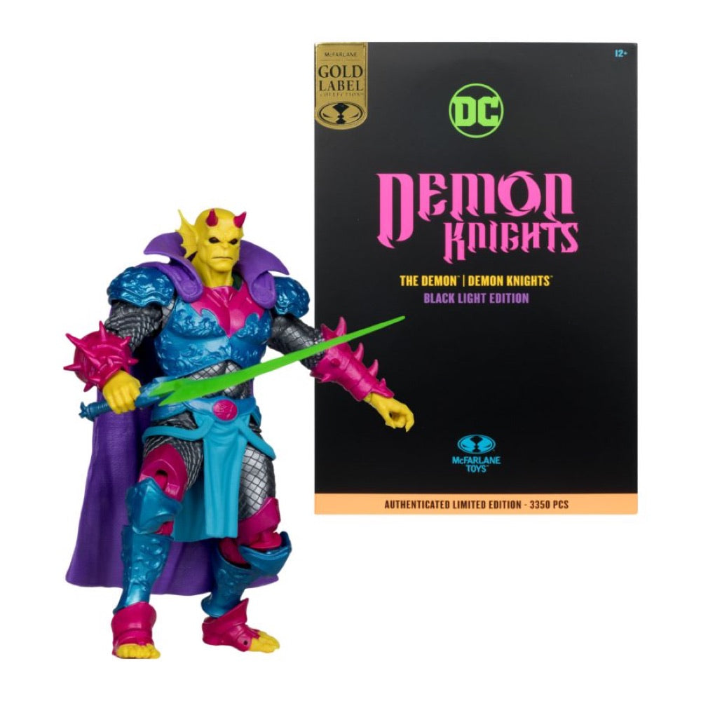 DC Comics – Demon Black Light Gold Label 7″ Figure