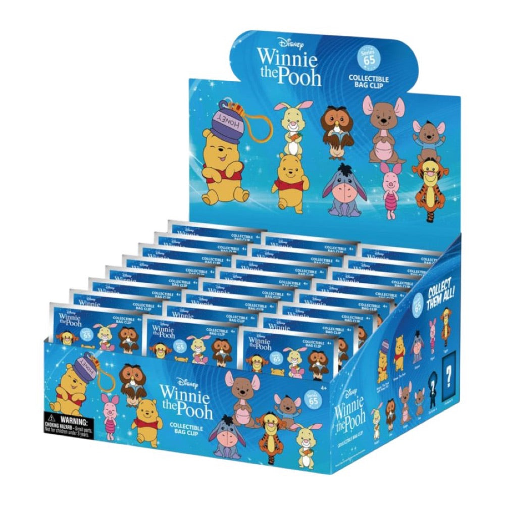 Winnie the Pooh – 3D PVC Bag Clips S65 Blind Bag (Display of 24)