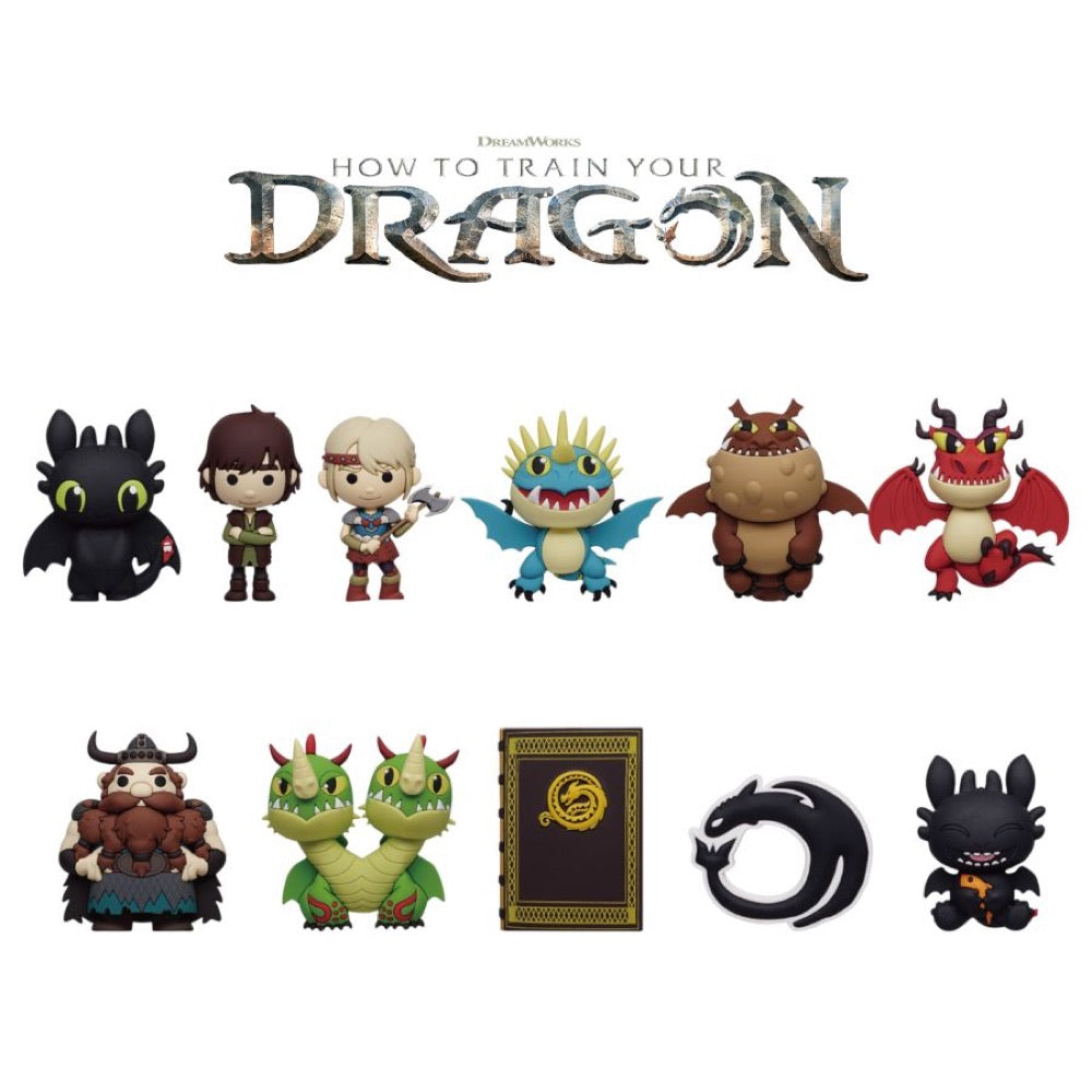 How to Train Your Dragon (2025) – 3D PVC Bag Clips S01 Blind Bag (Display of 24)