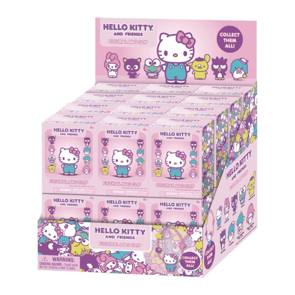 Hello Kitty – Figural Bag Clips Kawaii Tokyo Series (Display of 24)