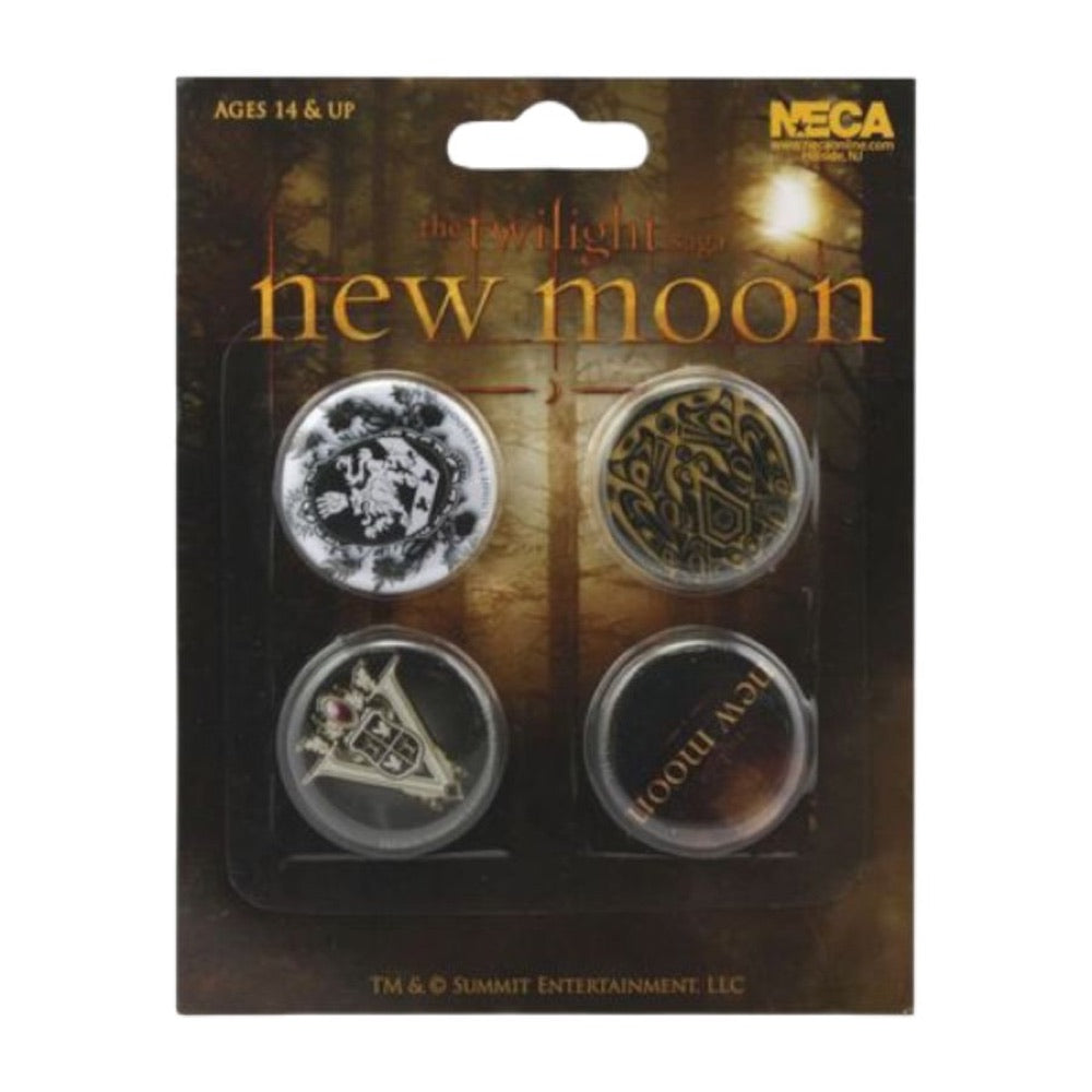 The Twilight Saga: New Moon – Pin Set Of 4 Crests