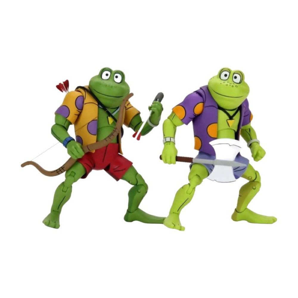 Teenage Mutant Ninja Turtles (TV 1987) – Genghis & Rasputin Frog 7″ Action Figure 2-pack