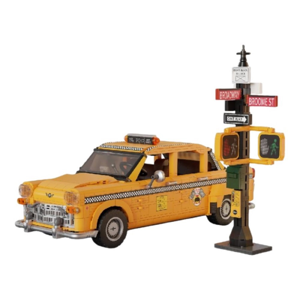 Joyride Series – New York Yellow Cab Construction Set (1601 Piece Kit)
