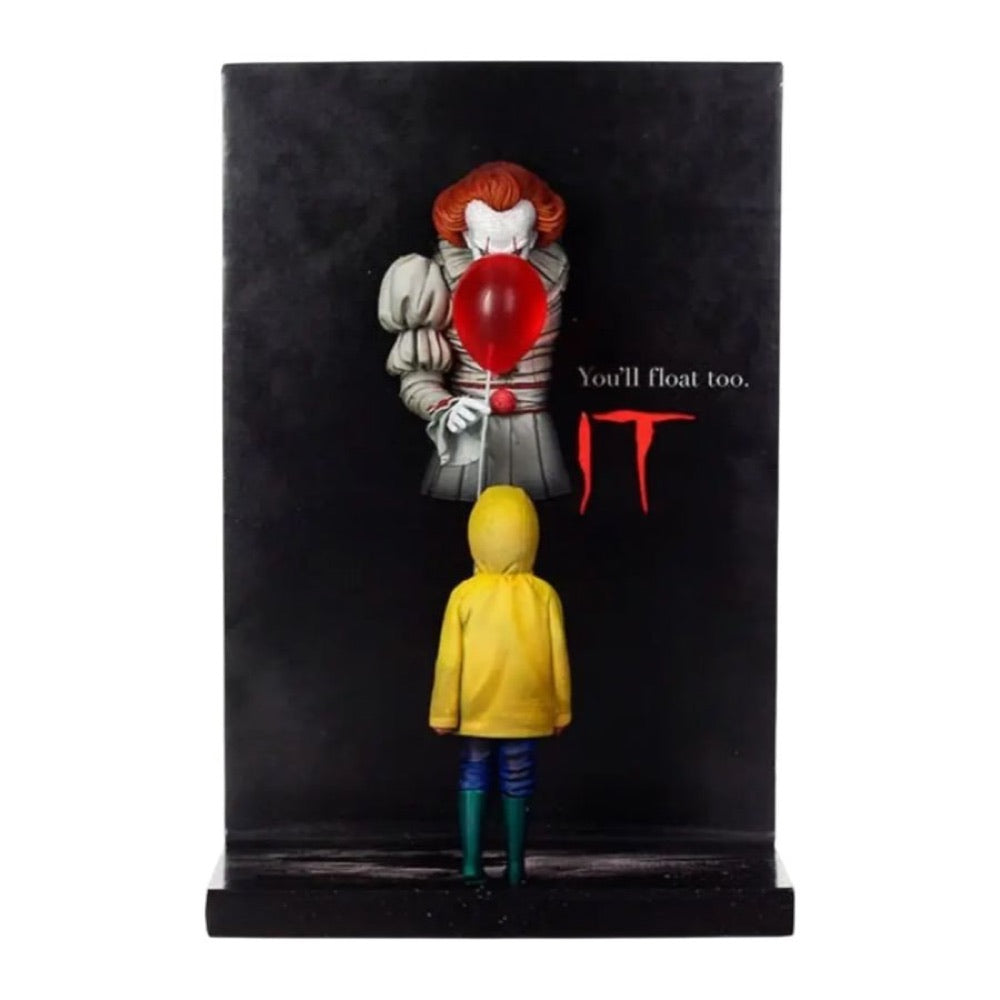 It (2017) – Pennywise & Georgie 3D Poster Figure