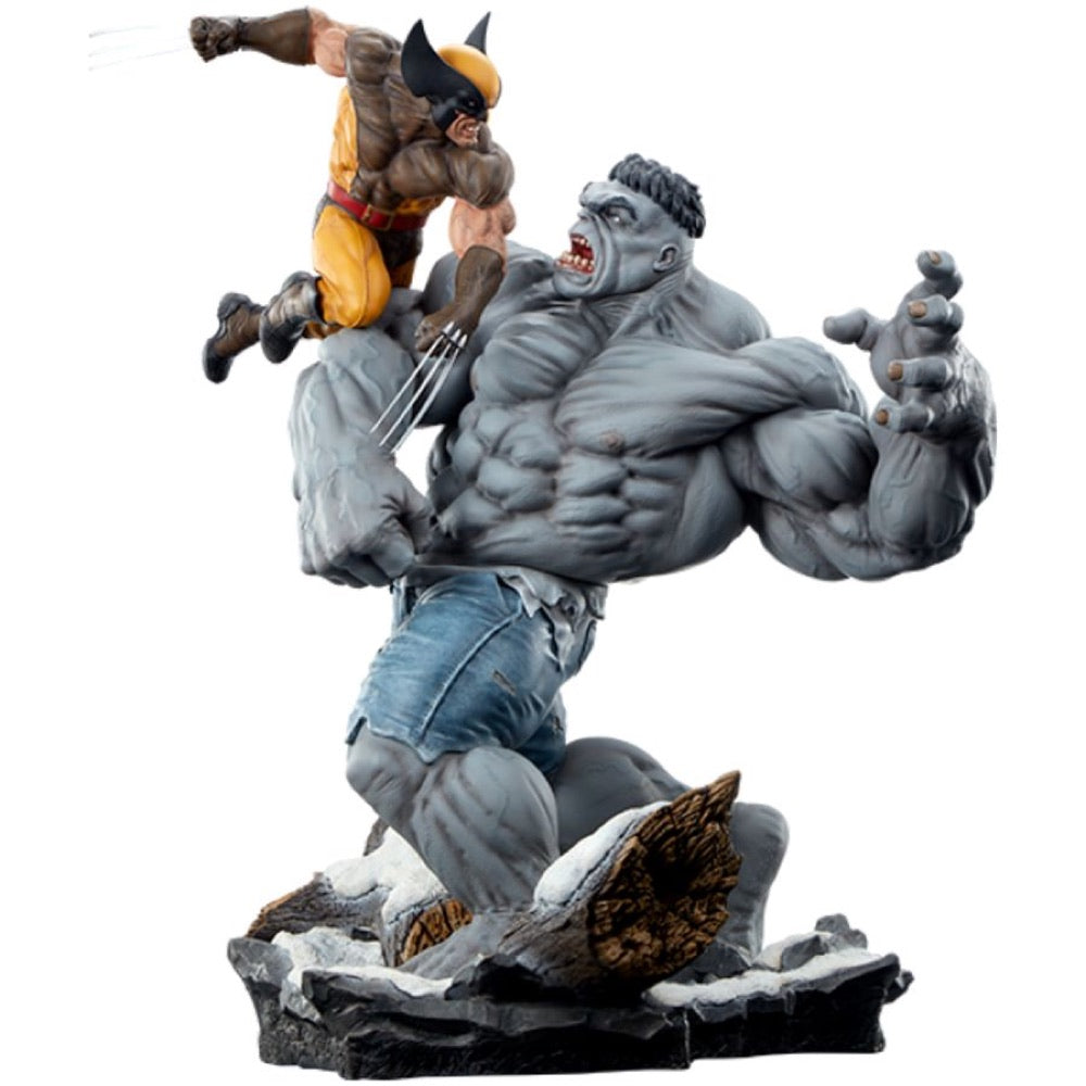 Marvel Comics – Grey Hulk vs Wolverine Maquette