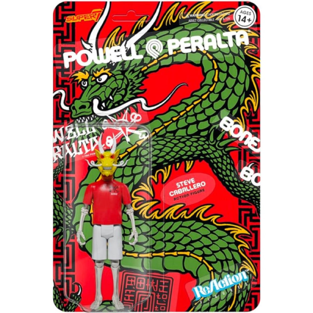 Powell Peralta – Steve Caballero Chinese Dragon ReAction 3.75″ Figure