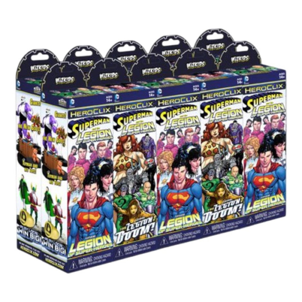 Heroclix – DC Superman & The Legion of Super Heroes Booster Brick (Brick of 10)