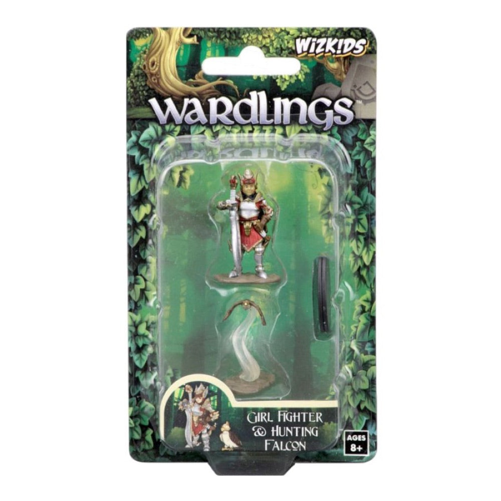 Wardlings – Girl Fighter & Hunting Falcon Pre-Painted Minis