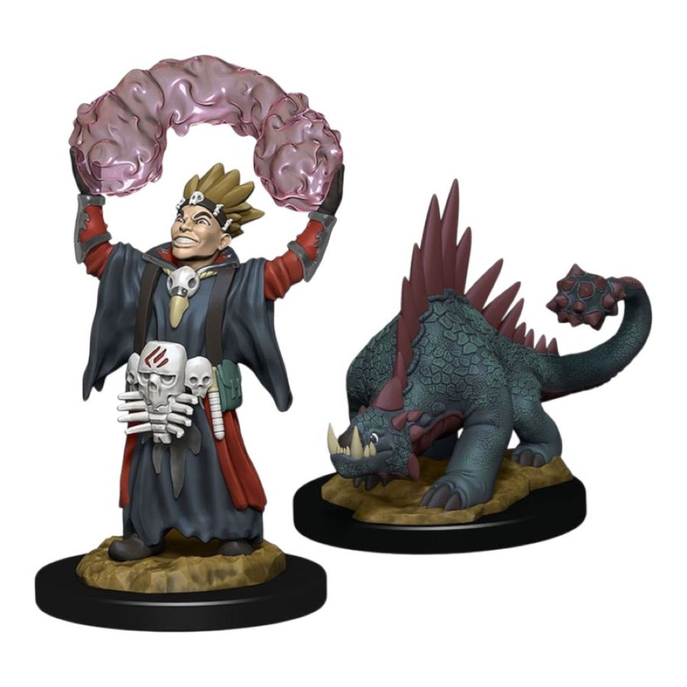 Wardlings – Boy Warlock & Lizard Pre-Painted Minis