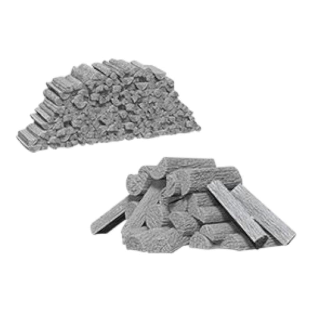 Wizkids – Deep Cuts Unpainted Miniatures: Piles of Wood