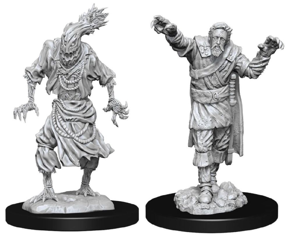 Dungeons & Dragons – Nolzur’s Marvelous Unpainted Miniatures: Scarecrow & Stone Cursed