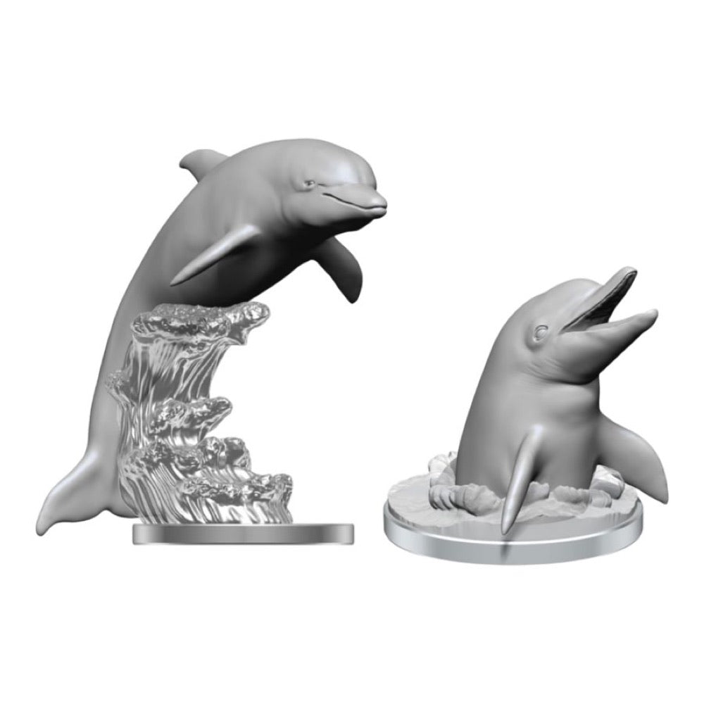 WizKids – Deep Cuts Unpainted Miniatures: Dolphins