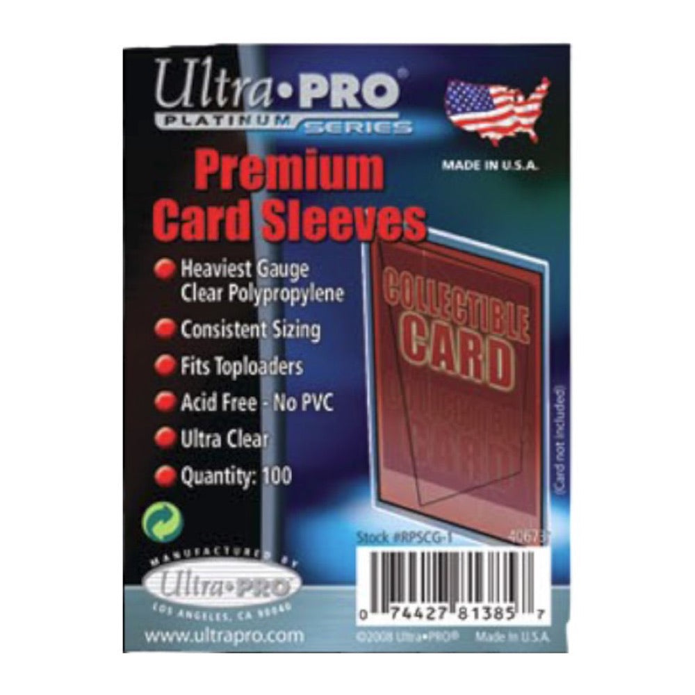 Ultra Pro – Poly Bags Platinum Card Sleeves 100 ct