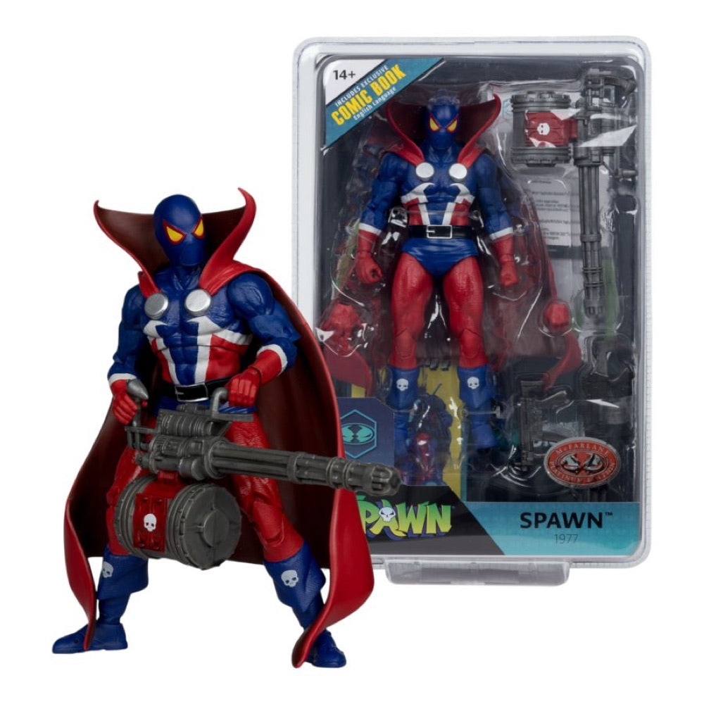 Spawn – 1977 Spawn 7″ Action Figure with Comic