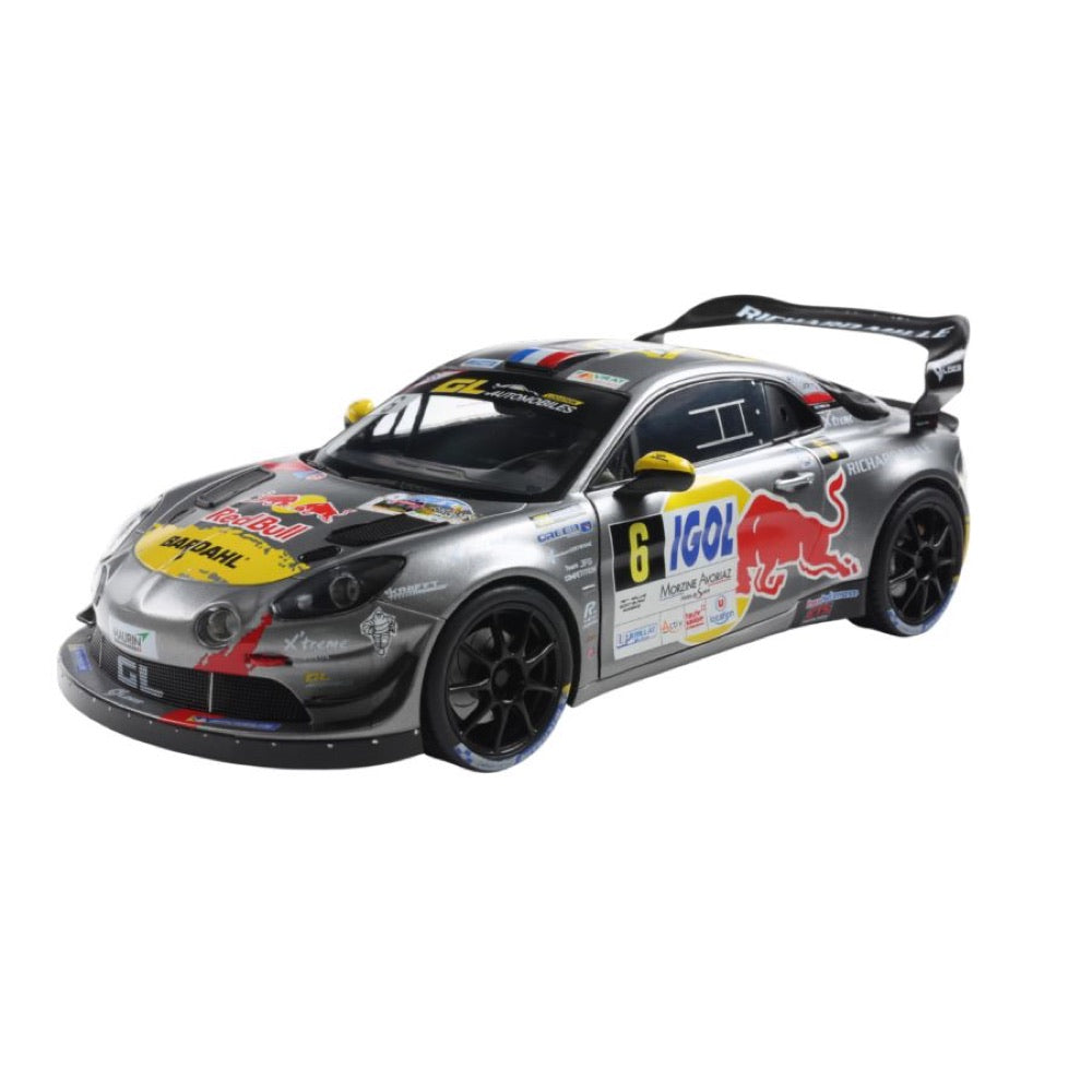 Solido – 1:18 2019 Alpine A110 RGT+ Grey #6 Diecast Vehicle