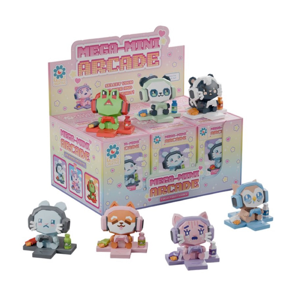Kaleidos Creative – Mega Mini Arcade Blind Box (Display of 6)