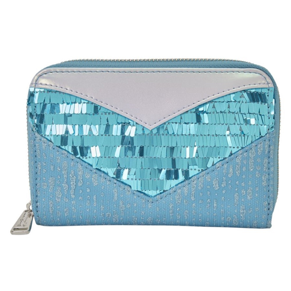 Frozen – Elsa Glitter Sequin Zip Around Wallet
