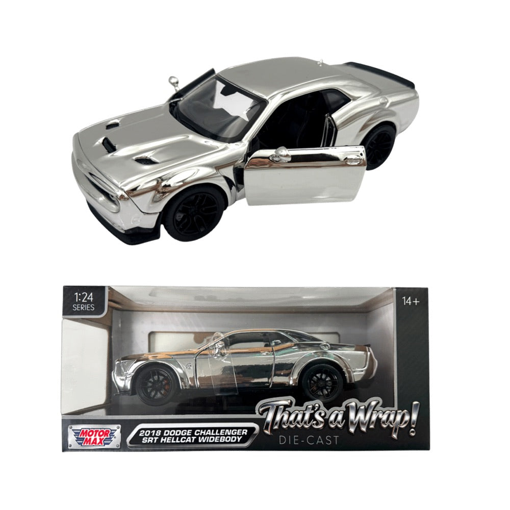 That’s A Wrap! – 2018 Dodge Challenger SRT Hellcat Widebody 1:24 Scale Diecast Vehicle