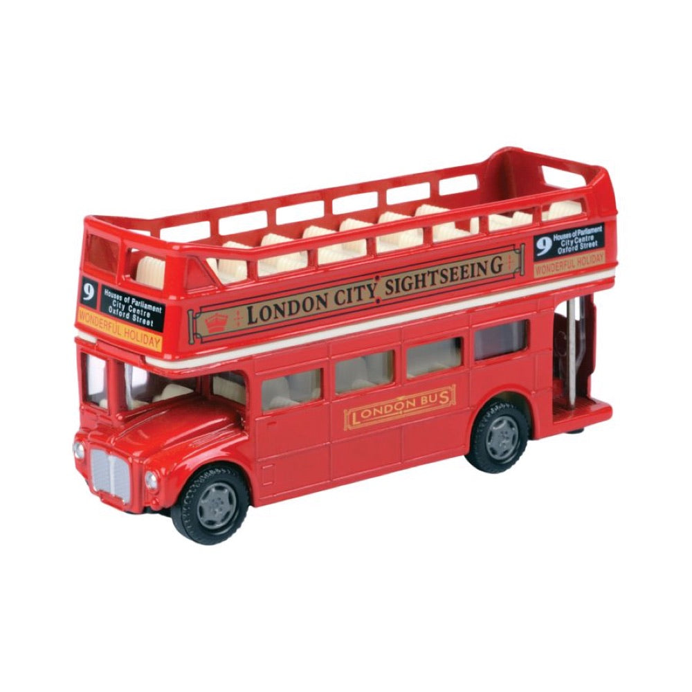 Metro Town – 4.5″ London Open Top Bus Die-Cast Vehicle