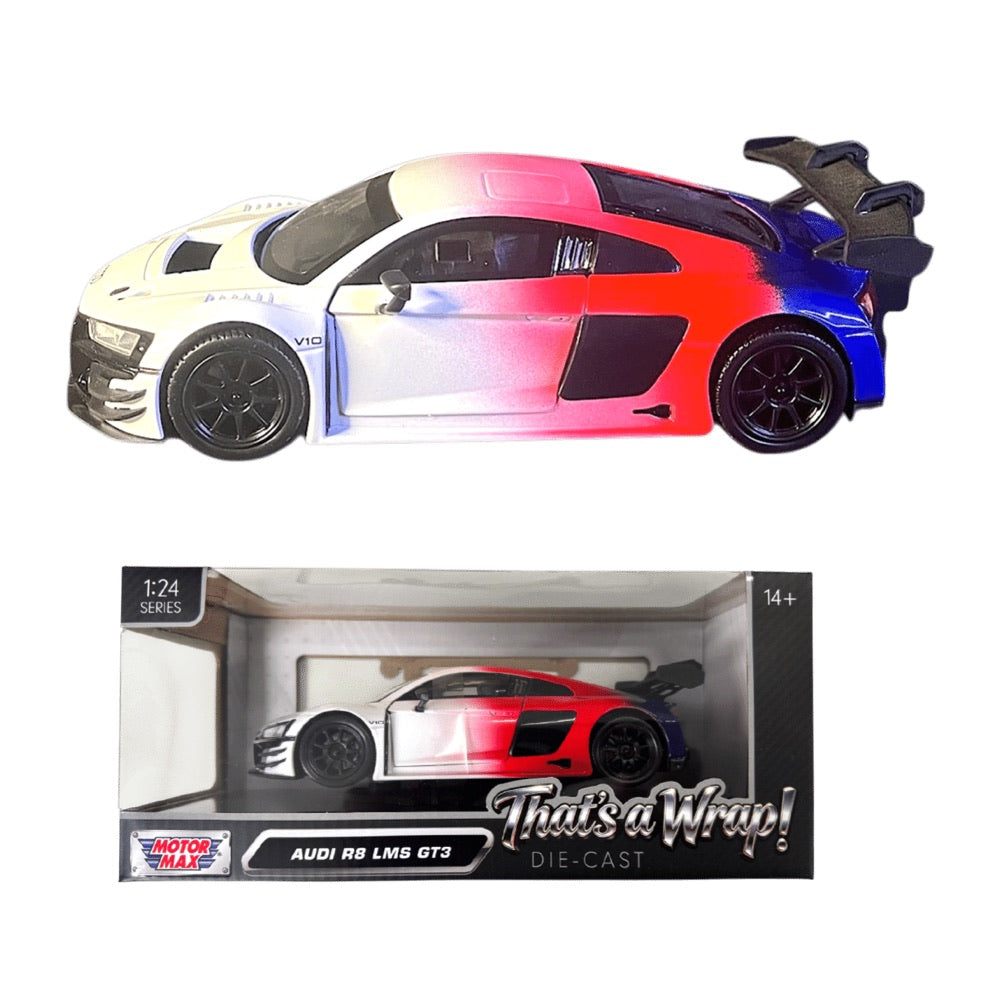 That’s A Wrap! – 1:24 Audi R8 Lms Gt3 Die-Cast Vehicle