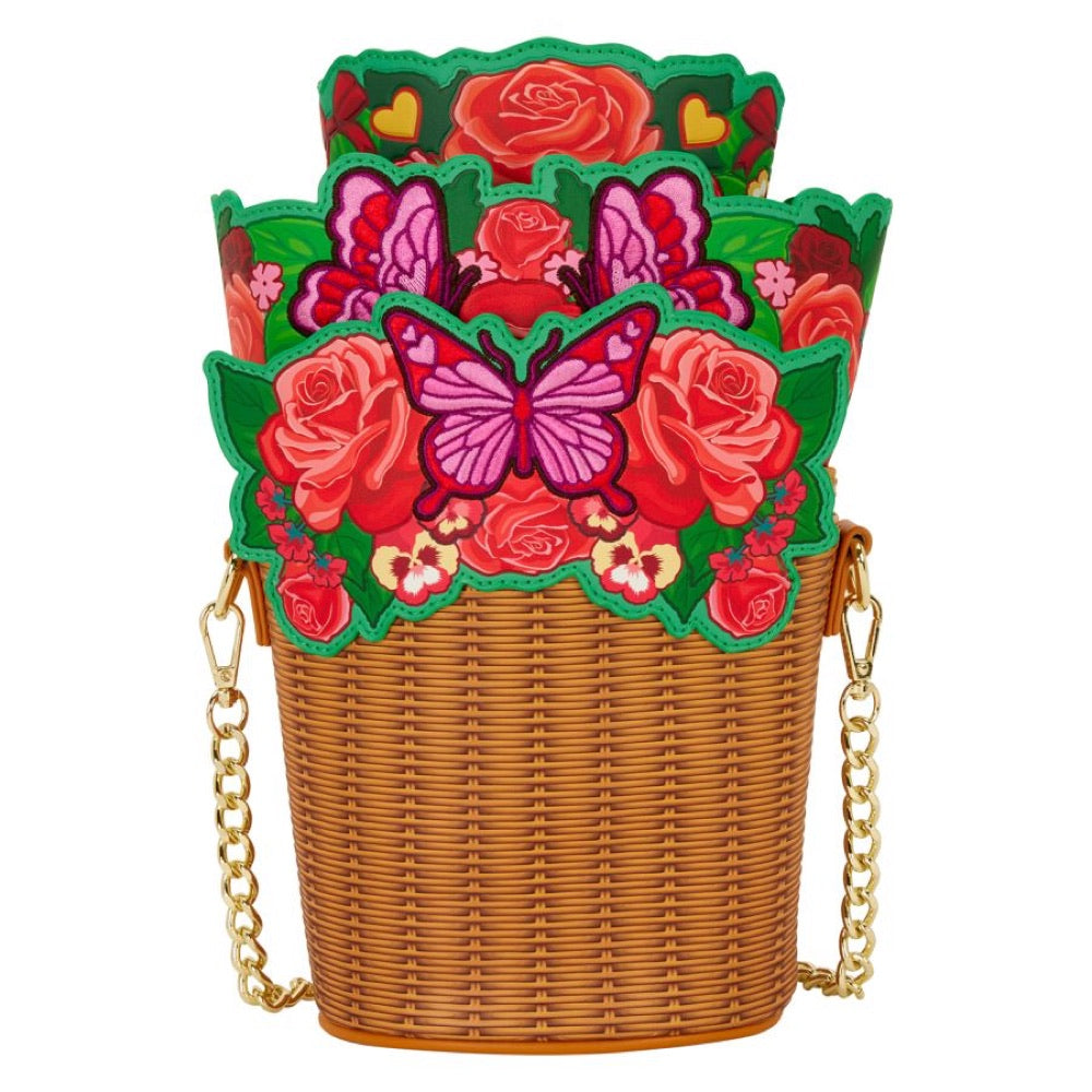 Loungefly – Flower Basket Figural Crossbody Bag