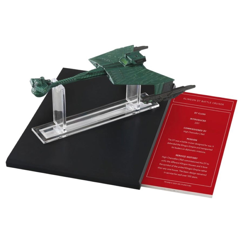 Star Trek: Discovery – Klingon D7 Battle Cruiser Die-cast Ship & Book