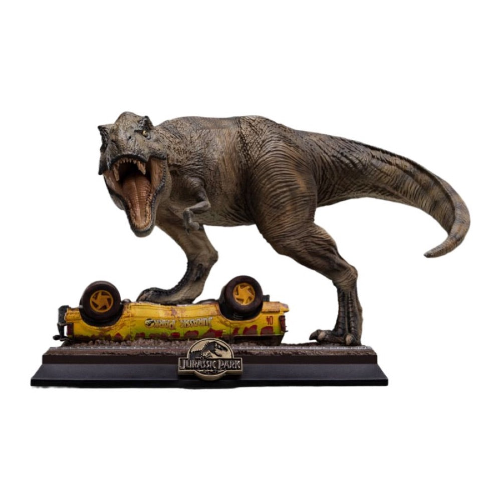 Jurassic Park – T-Rex Attack Icons Statue