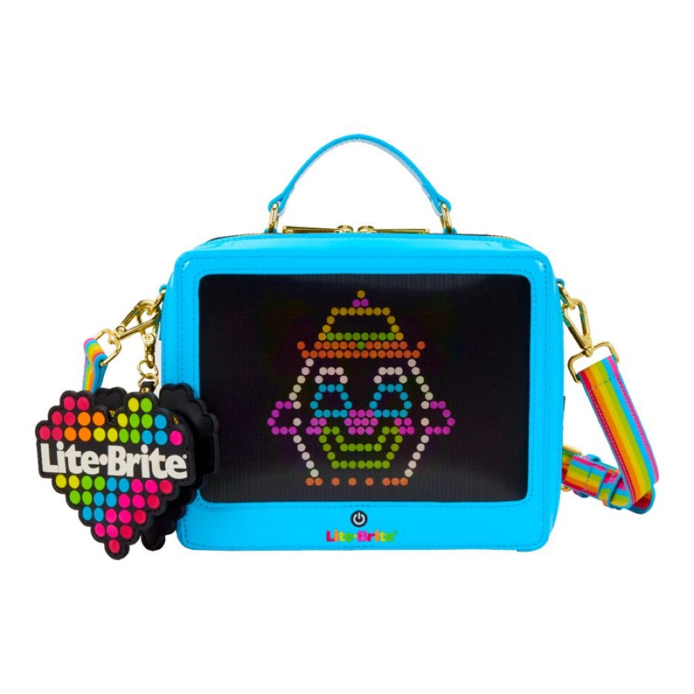 Lite Brite – Lenticular Glow Crossbody Bag with Coin Bag