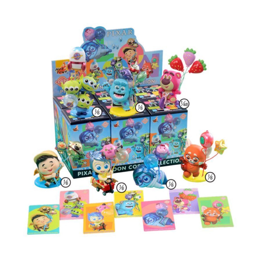 Pixar – Balloon Cosbi Bobble-Head Assortment (Display of 6)