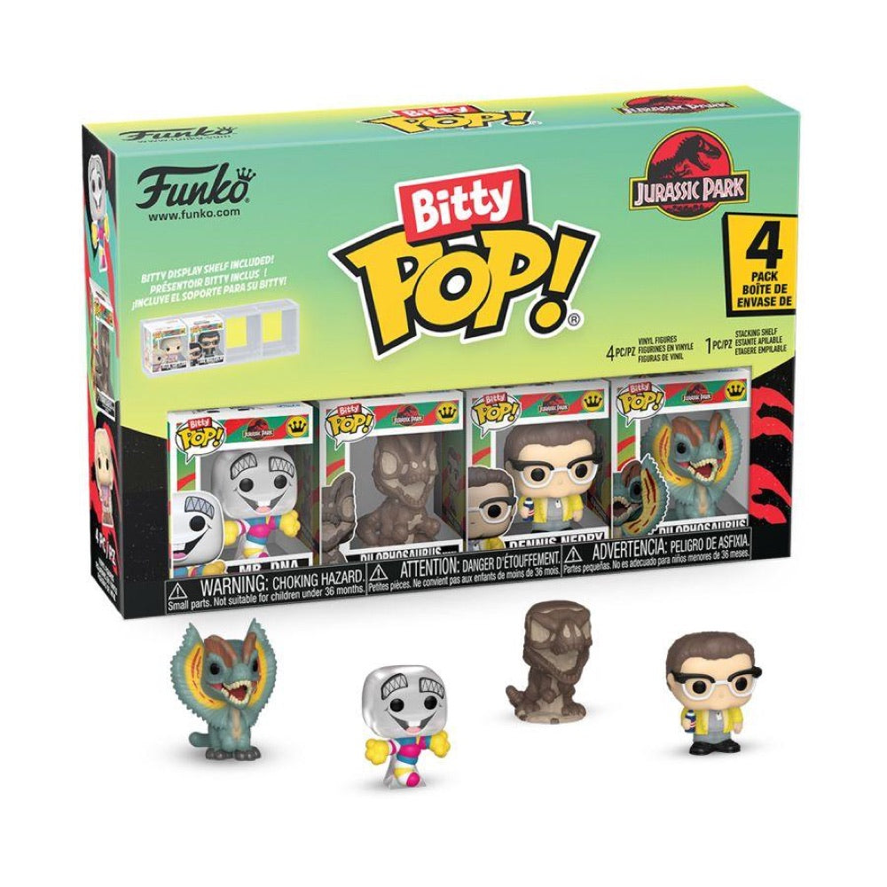 Jurassic Park – Mr DNA Bitty Pop! 4-Pack