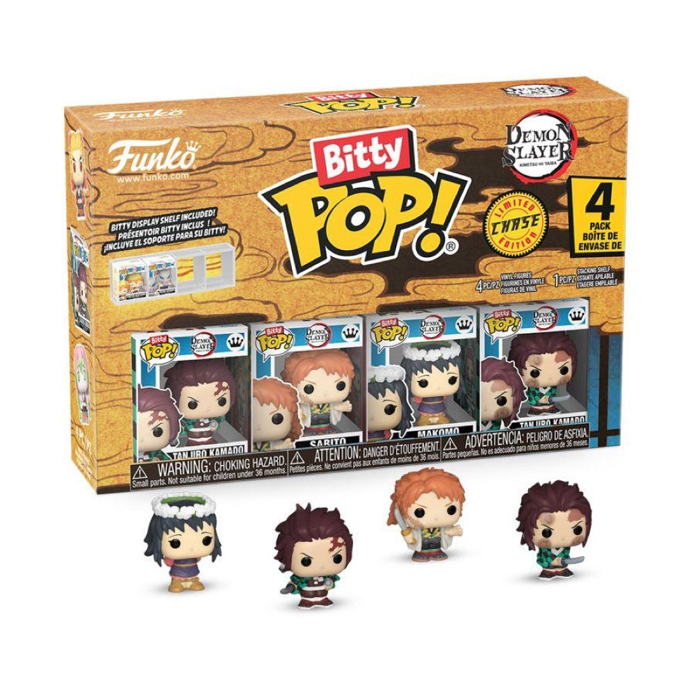Demon Slayer – Tanjiro Bitty Pop! 4-Pack