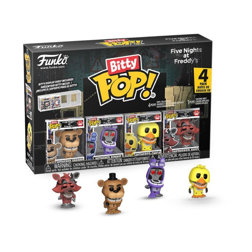 Five Nights at Freddy’s – Withered Bitty Pop! 4-Pack