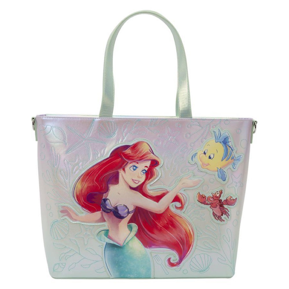 Little Mermaid (1989) – Ariel & Flounder Tote Bag w/Coin Bag