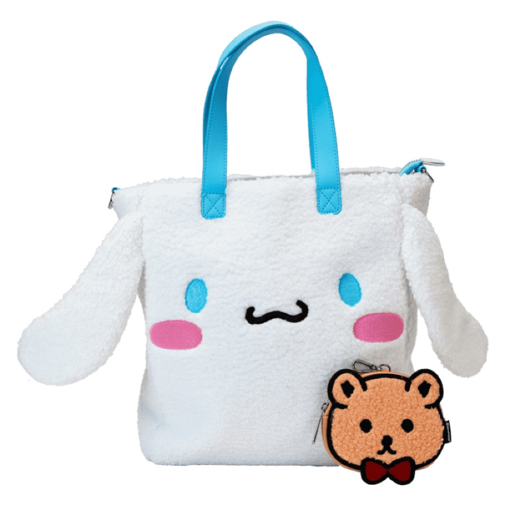 Hello Kitty – Cinnamoroll Sherpa Tote Bag with Coin Bag