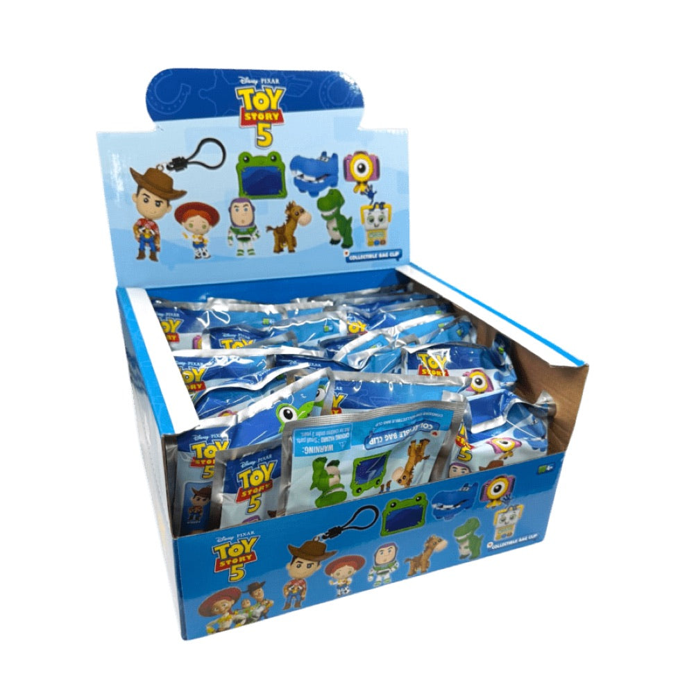 Toy Story 5 – 3D PVC Bag Clip Blind Bag Assortment (Series 01) (Display of 24)