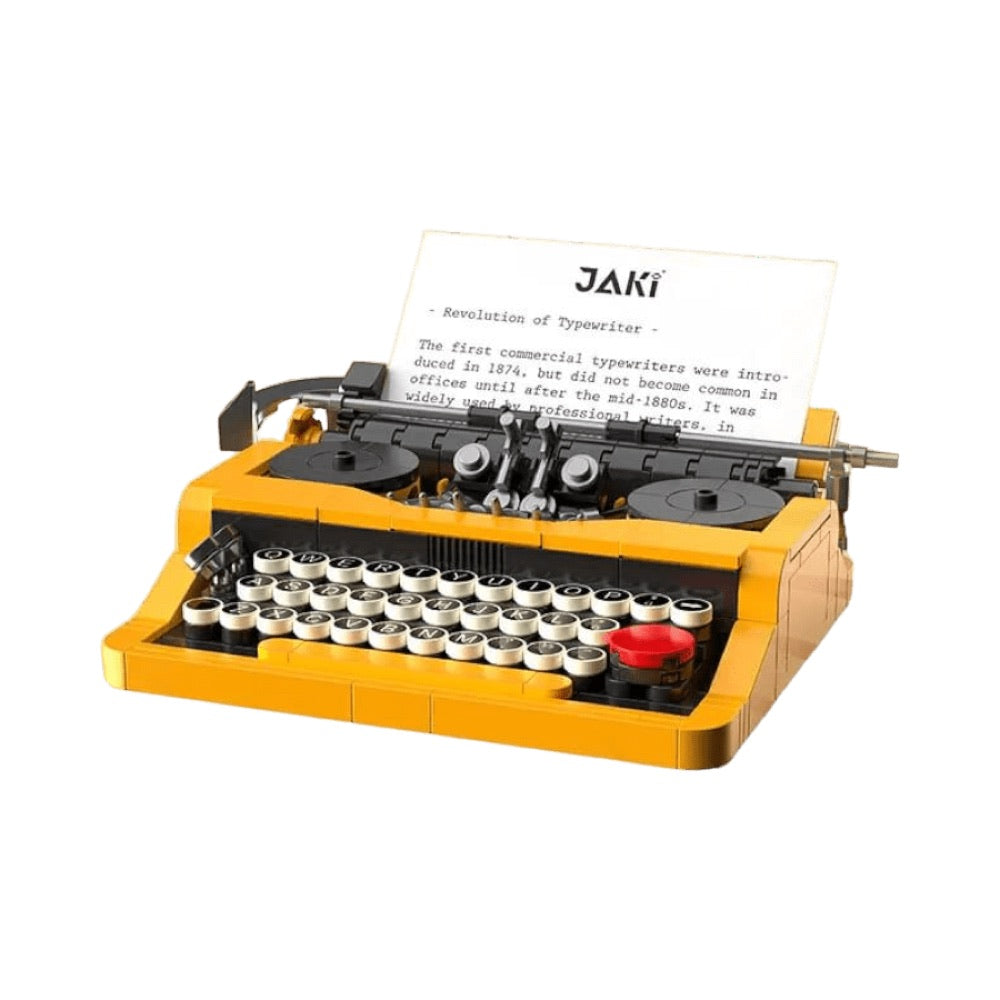 JAKI – Mechanical Typewriter Plastic Brick Model Kit (254 Piece Set)