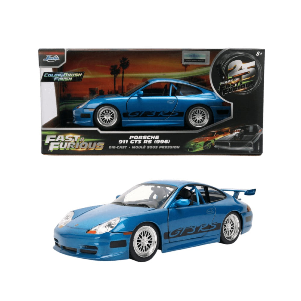 Fast & Furious – 1:24 Porsche 911 GT3 RS (Color Brush Metal)