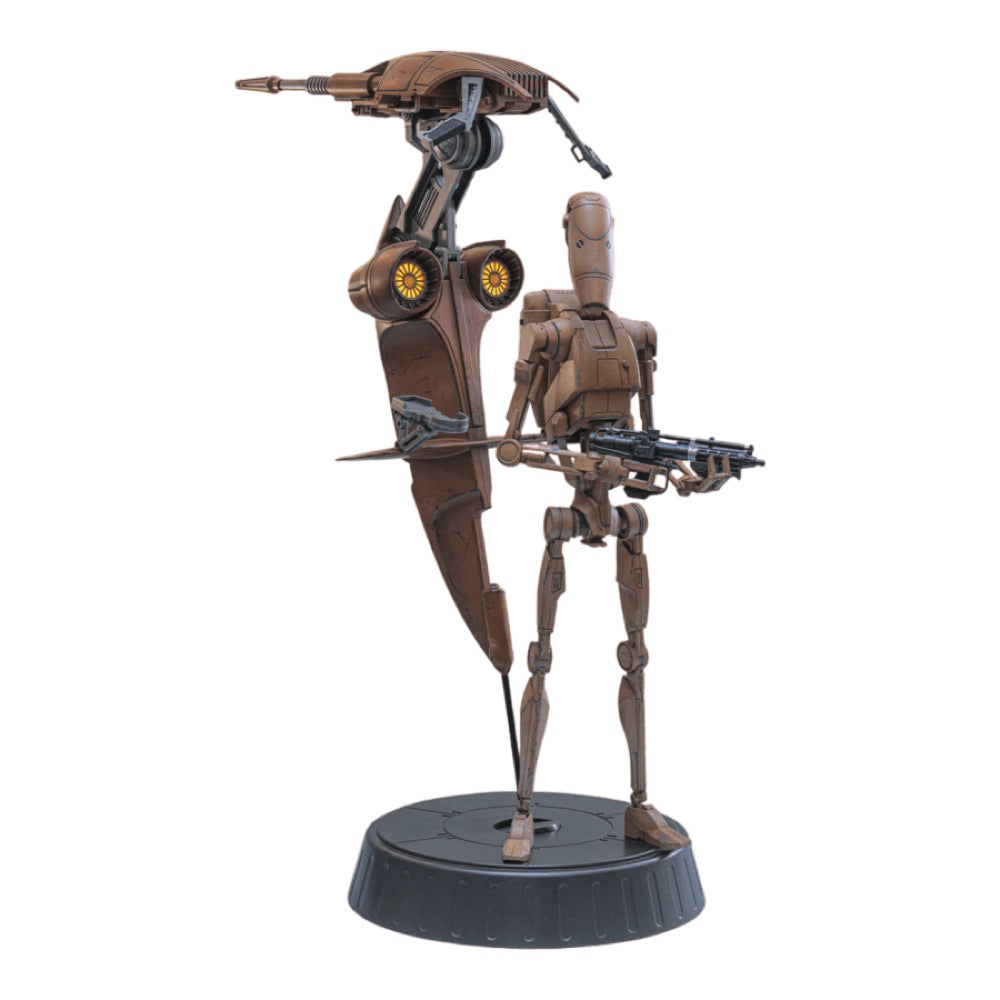 Star Wars – Battle Droid & STAP 1:6 Scale Collectible Figure Set
