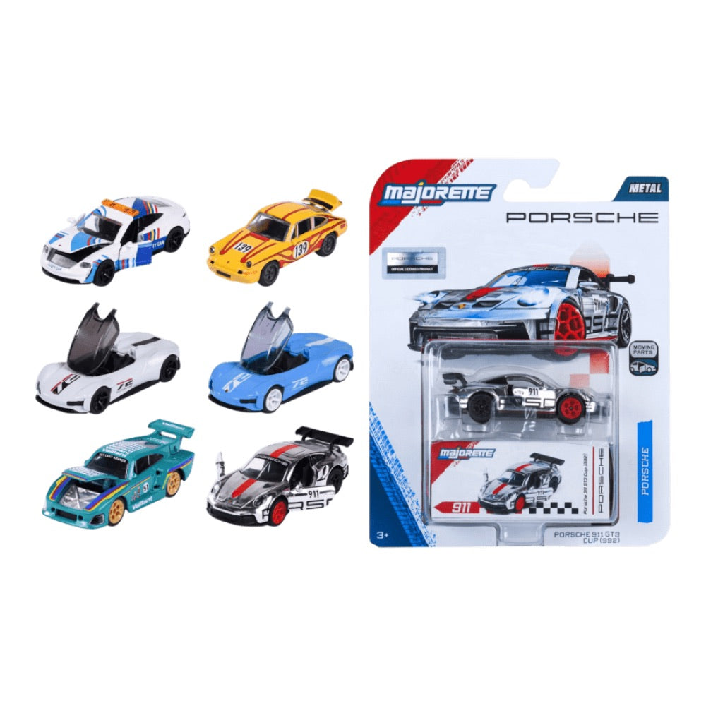 Majorette – 1:64 Porsche Deluxe Cars 12ct H/S