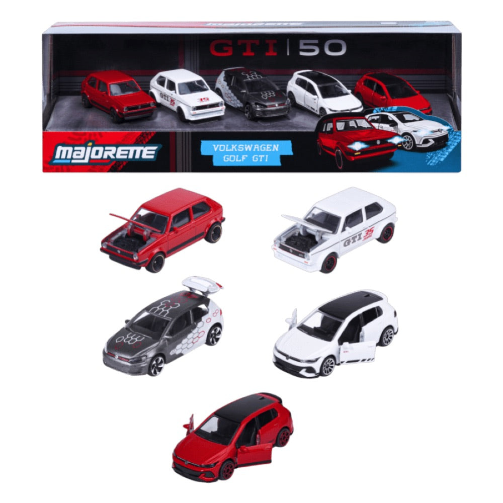 Majorette – 1:64 Golf GTI 5 Vehicle Giftpack