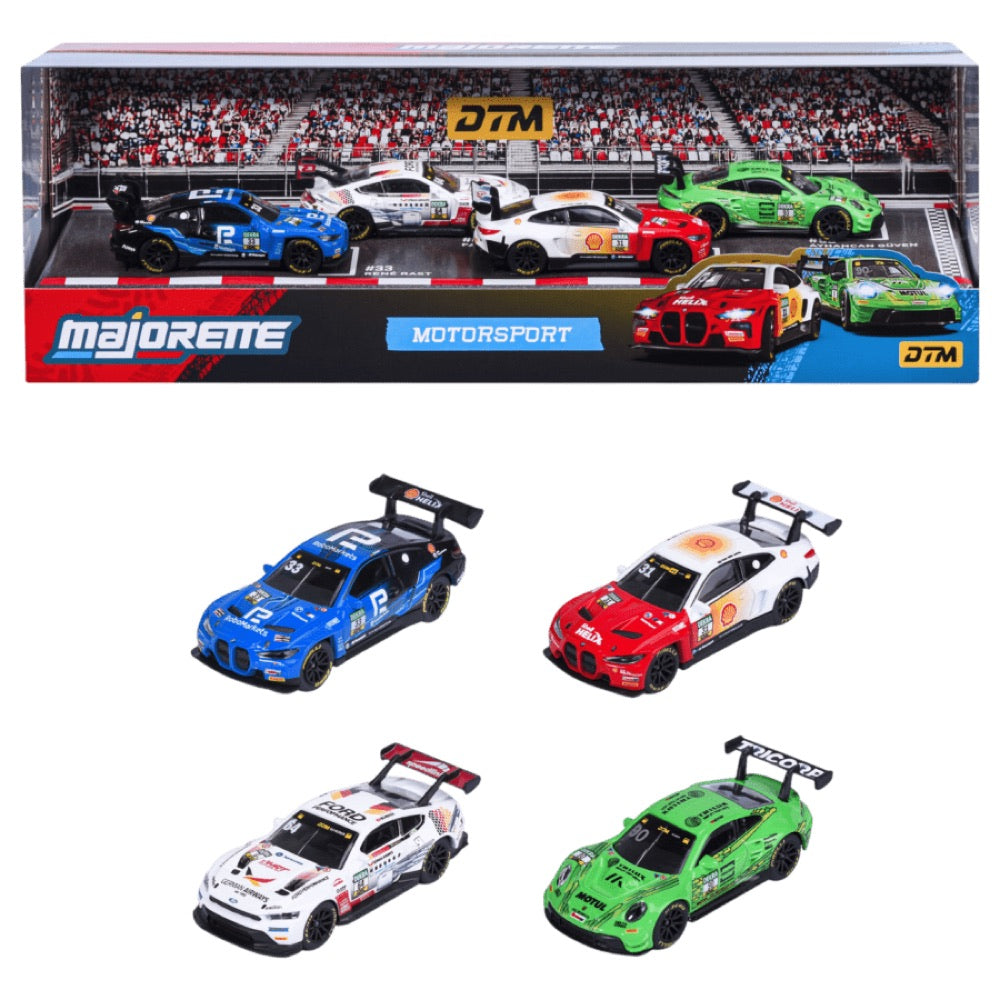 Majorette – 1:64 Motorsport DTM 4 Vehicle Giftpack